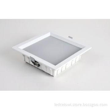 White 240V Square Cob Led Downlight 24w 2000lm 80 Degree Fo